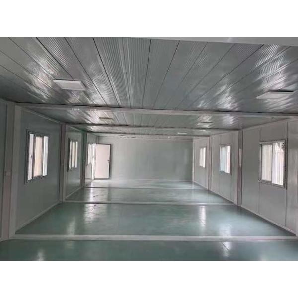 Aluminum Two Bedroom Prefab Container House 40ft Flat Pack Shipping Container Home