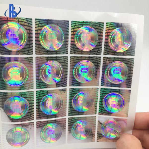 Tamper Evident Holographic Security Labels Stickers for Packing