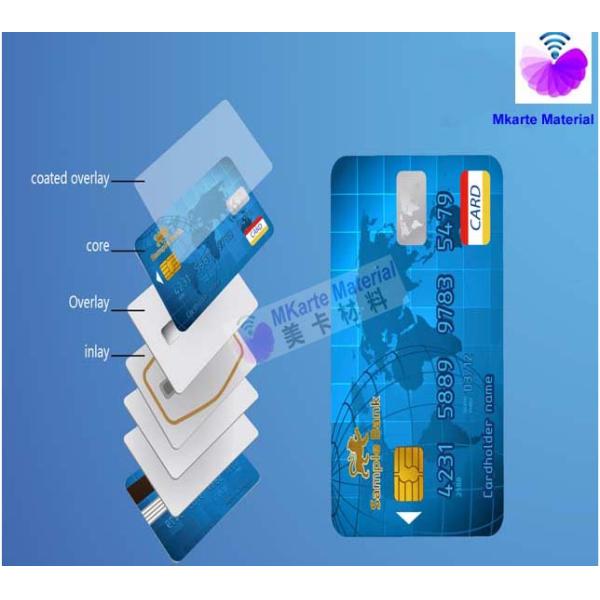 Custom Plastic PVC Core Sheet 0.10 - 0.85 Mm Thickness For Lamination And Printing