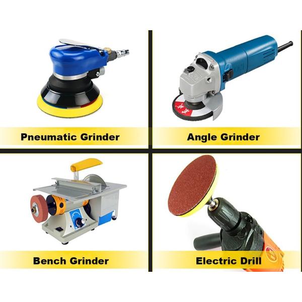 Customized 6 Inch Sanding Discs Round Porous Abrasive Sanding Disc For Car And Metal