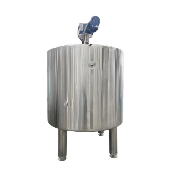 Stainless Steel Liquid Chemical Food Blending Heated Jacket Mixer Tank With Agitator