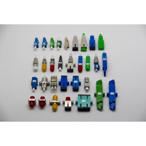 LC APC Fiber Optic Attenuator 5dB 6dB 10dB 1310nm / 1550nm Test Wavelength