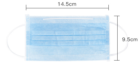 3 Layer Disposable Kids Medical Mask With High Bacteria Efficiency