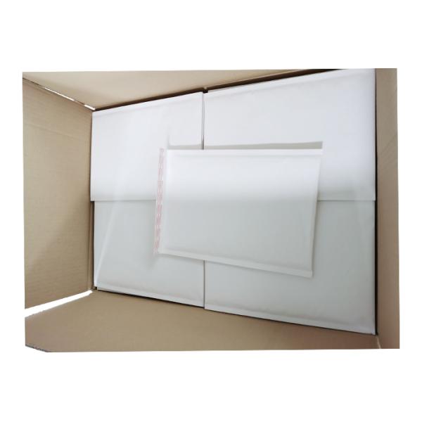 White Kraft 6x9 Inch Bubble Padded Mailers 2 Sided Protection