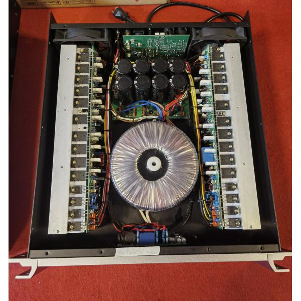 Class H Low Noise Power Amplifier Stage 2x1700w For Linear Array Speakers