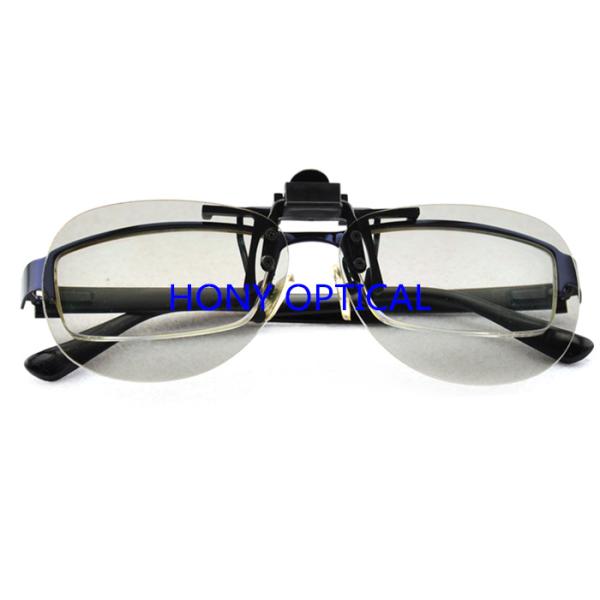 Unisex Adult Polarized 3D Clip-on Glasses RealD for Theatre Eyewear