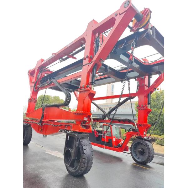 60T Port Straddle Carrier Manufacturer For Container Handling / Stacking