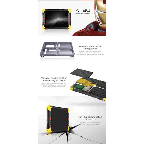 16800mAh Dual Core Android Handheld Barcode Scanner with 4G Sim Card , Rechargeable Battery