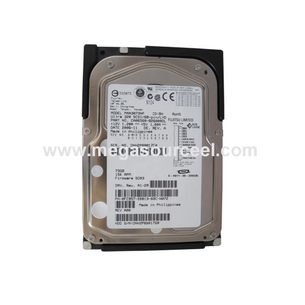 Fujitsu Enterprise 73.5 GB Internal HDD - 3.5" - MAX3073NP - Ultra320 SCSI - 15,000 rpm