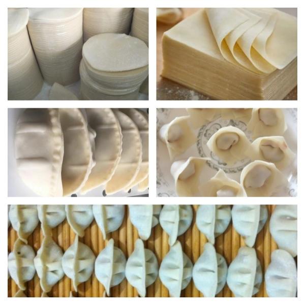 Commercial Dumpling Wrapper Machine, Wonton Wrapper Machine, Round Wrapper