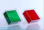 Wholesale Color Acrylic Transparent Box Double Layer Plexiglass Storage Box
