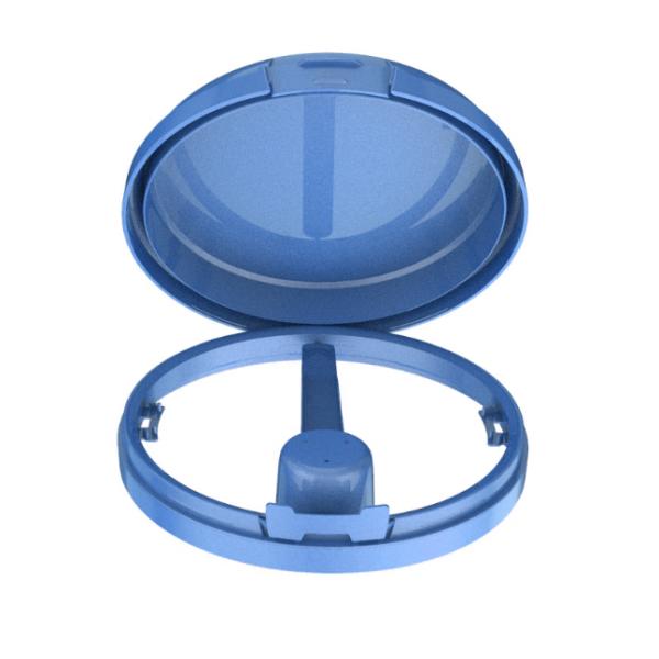 Revolutionary Design Milk Powder Plastic Lids with Built-In Scoop Holder and Spoon