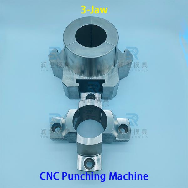 OEM CNC Hole Punching Machine Parts 3 Jaw Chuck For Tube Cutting Bending End Forming