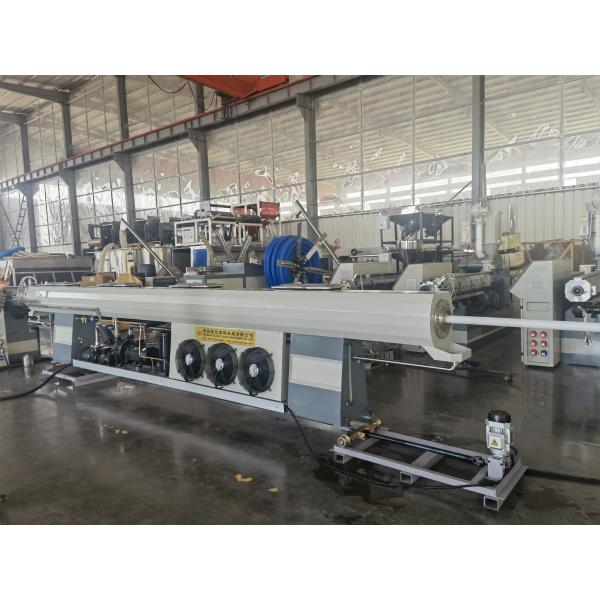 Full-automatic PE Pipe Extrusion Line Made In Motor For Stable Production