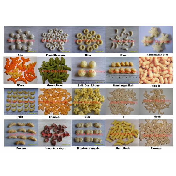 SS Slanty Snack Bar Dual Screw Extruder Puffed Corn Snack Making Machine