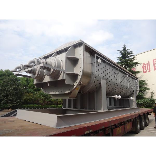 hollow paddle dryer in SUS304, carbon steam ,with steam ,hot water,conduct oil drying steam ,drying paste material