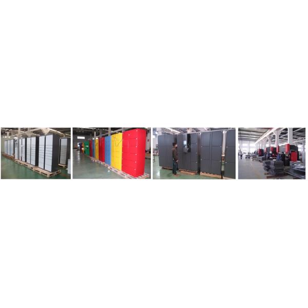 Electronic Smart Steel Laundry Locker Metal Storage Locker with Camera and Laundry Factory System