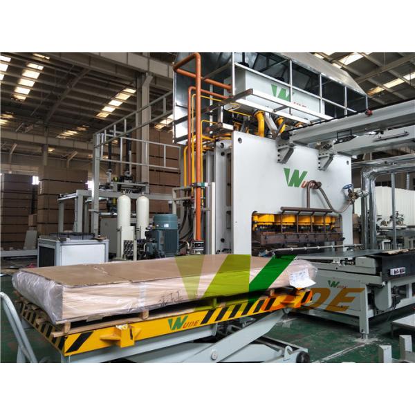 Two Sides Short Cycle Melamine Laminating Hot Press Machine High Performance