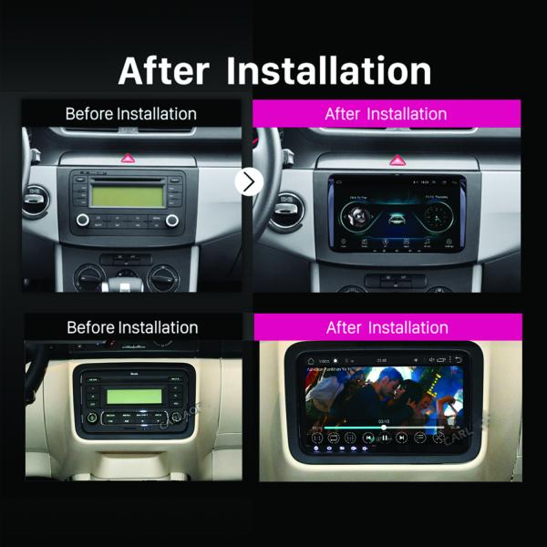 VW Volkswagen Android Car DVD Players RDS FM AM Screen Mirroring GPS Navigation Head Unit