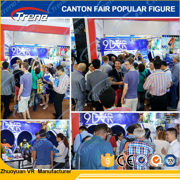 VR Headset Combat Flight Space 9D Virtual Reality Simulator With Motion Platform