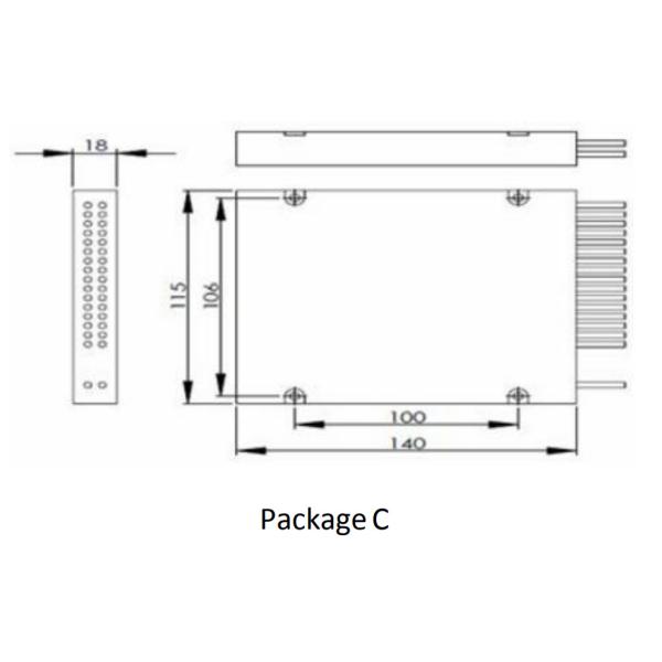 1310/1550nm Fiber Optical Coupler Single Mode Fiber Coupling 1xN