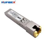 10 / 100 / 1000BASE-T Copper SFP Transceiver RJ45 100m Module