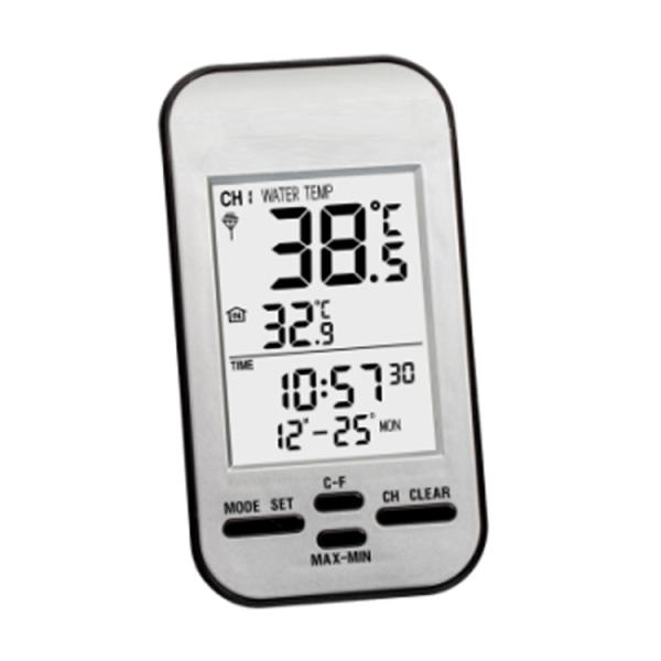 Professional Digital Wireless Swimming Pool SPA Floating Temperature Meter Spa Thermometer With 3 Channels/Time MS0224