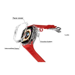 Transparent / Blue / Green Round Square Oval Sapphire Watch Case Durability