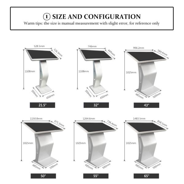 32 Inch Factory Direct Sales Interactive Touch Screen Kiosk Query All-In-One Machine