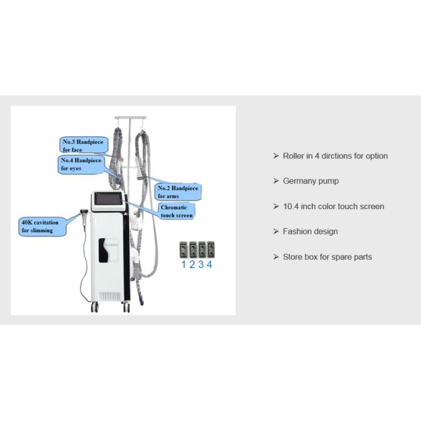 White Lasertell 10MHz Rf Lipo Cavitation Machine Body Figuring