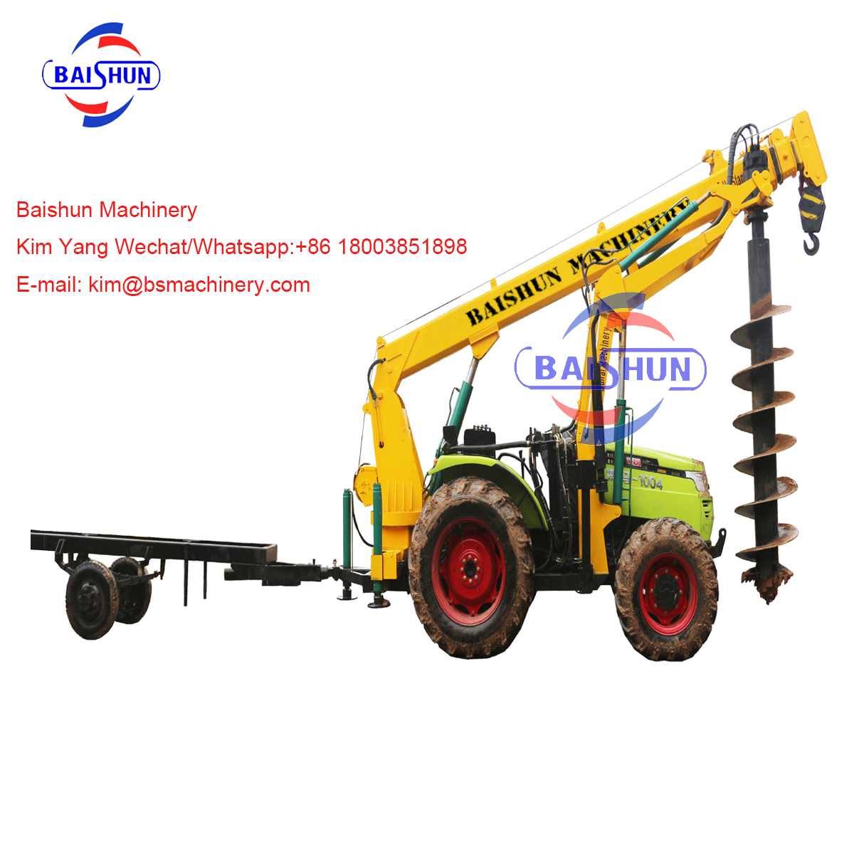 Electrical Installing Hydraulic Digging Electric Concrete Pole Making Machine