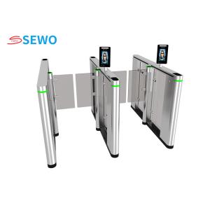 China High Speed Pedestrian Turnstile Gate , Fingerprint Turnstile With Facial Recognition wholesale
