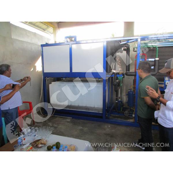 6-tonne Capacity Ice Block Machine for Bar or Block Ice in Sur Commande Dimensions
