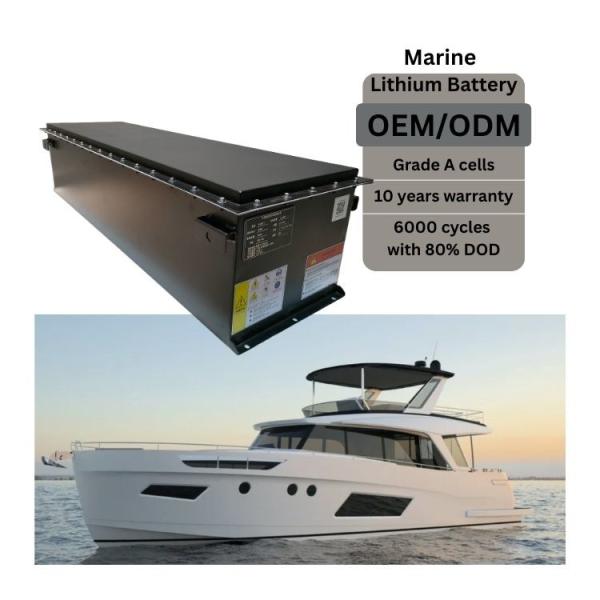 China OEM Lithium Deep Cycle Marine Battery 96v400ah High Energy Density wholesale