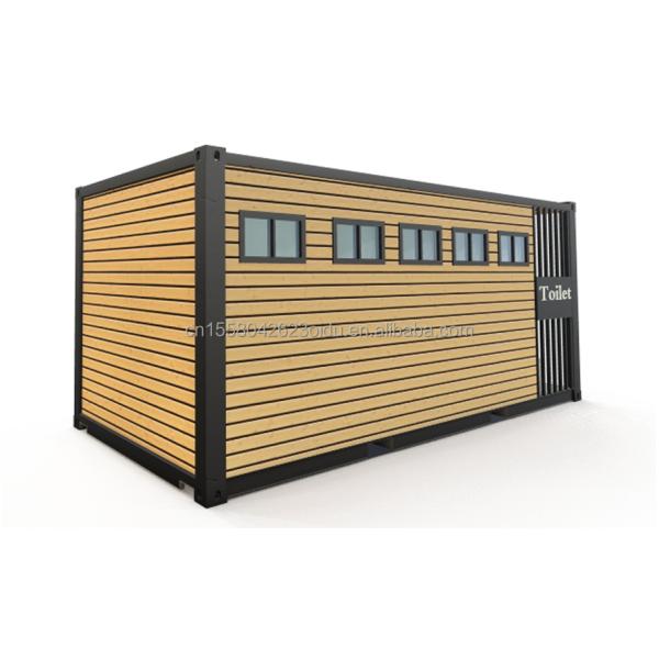Customizable Luxury Wooden Container House Modern Design Steel Prefabricated Outdoor 20ft 40ft Expandable Container