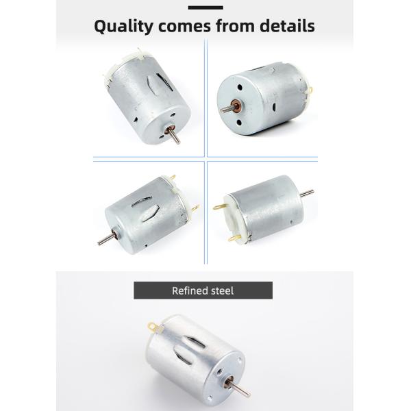 Faradyi Customized 12V Permanent Magnet High Speed Vibration 280 Dc Motor For Massage Chair