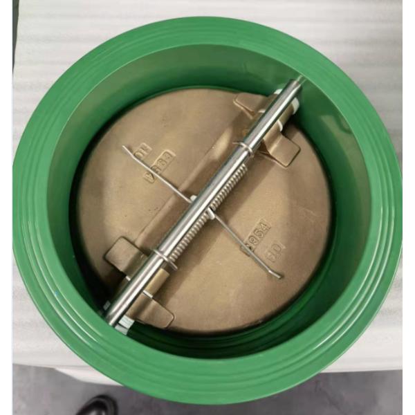 8 Inch DN150 DN300 Ductile Iron DI SS304 Stainless Steel Cf8m Duo Plate Disc Type Wafer Dual Check Valve