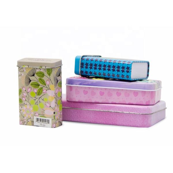 Recycle Printed Candy Mint Tea Metal Tin Box 0.3.5mm Thickness
