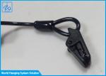 Coiled Lanyard With Clamp End Easily Attaches To Hard Hat