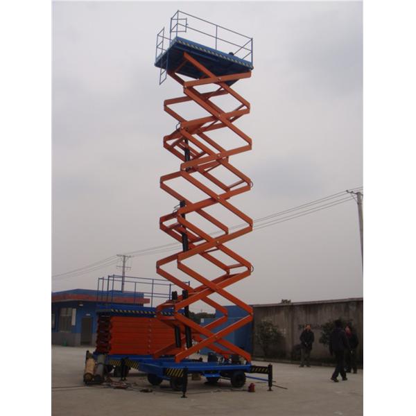 Industrial Aerial Working Platform Hydraulic Electric Motorized Mobile Scissor Lift