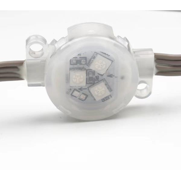 Transparent Crystal RGB LED Pixel Ball Flexible Soft 3D LED Point Light Source