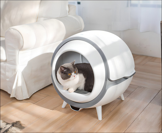 Extra Large Disposable Self Cleaning Auto Cat Litter Box Enclosed For Multiple Cats