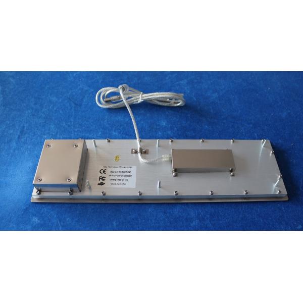 Panel Mount IP67 Dynamic Washable Vandal Proof Stainless Steel Industrial Keyboard
