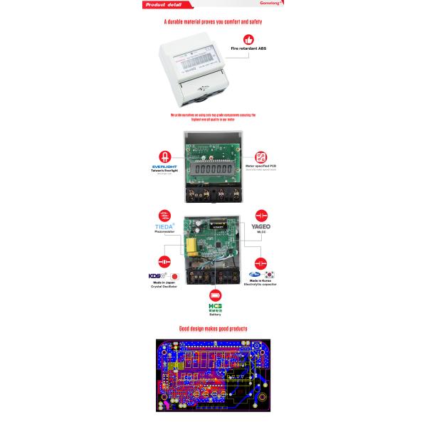 Hot Products 2022 single phase digital lcd intelligent power watthour energy meter