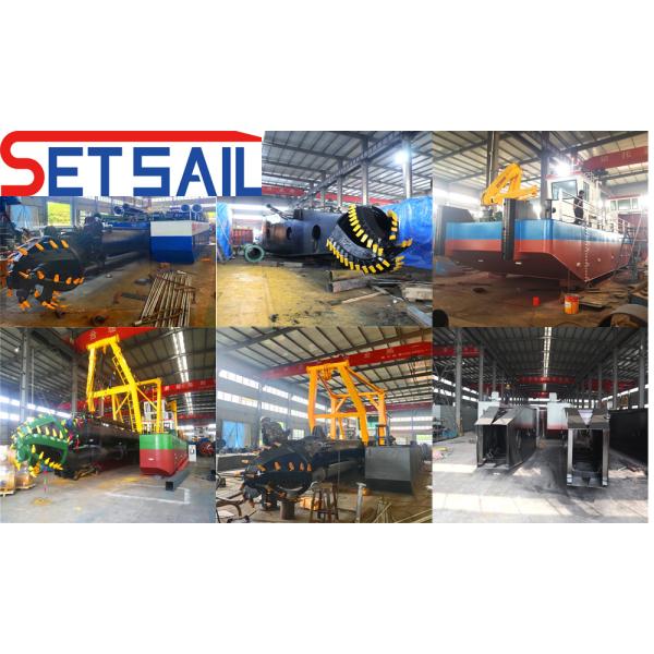 8 Inch Diesel Engine Cutter Suction Dredger with Booster Station