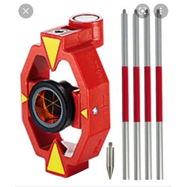 0.8kg Metal Total Station Accessories Reflective Prism