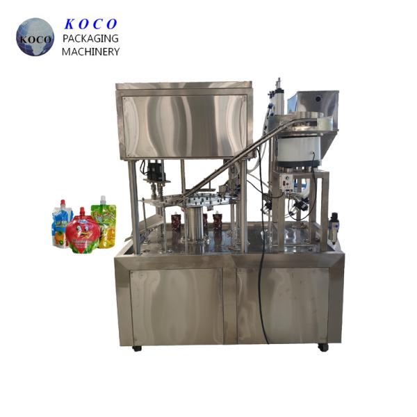 KOCO direct deal All stainless steel Double filling port dosing capping filling machine