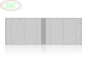 China 1r1g1b Adhesive Led Transparent Film Screen On Glass wholesale