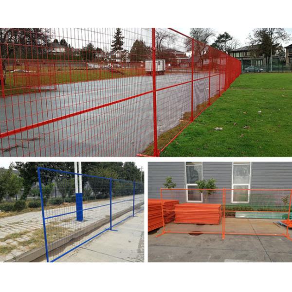 Red Canada Temp Fence Panels Bunnings 6×9.5ft 50x200 PVC Coated