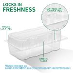The Bakers Pantry Cake Roll Container Hinged Lid Disposable 9"X 5 Loaf Deep